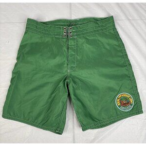 Birdwell Beach Britches 311 Men’s Size 32 Kelly Green Surf USA Santa Ana Owl